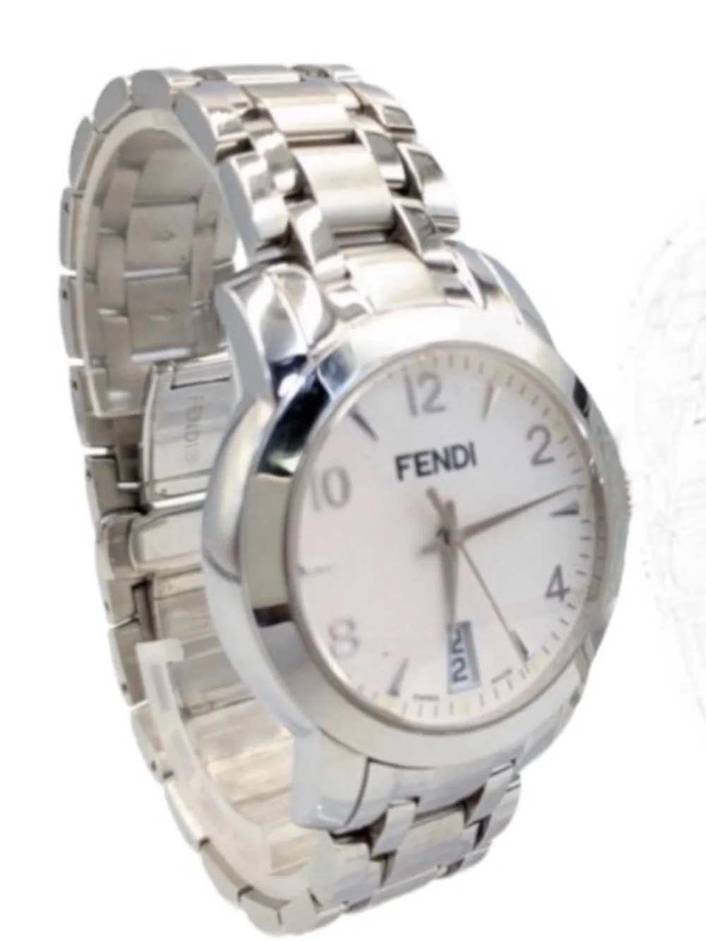 Authentic Fendi luxury designer stainless steel watch